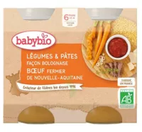 Babybio Pot Légumes Pâtes Bolognaise Boeuf à AUDENGE