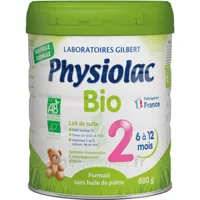 Physiolac Bio 2 Lait Pdre B/800g à AUDENGE