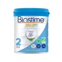 Biostime 2 Lait En Poudre Bio 6-12 Mois B/800g à AUDENGE