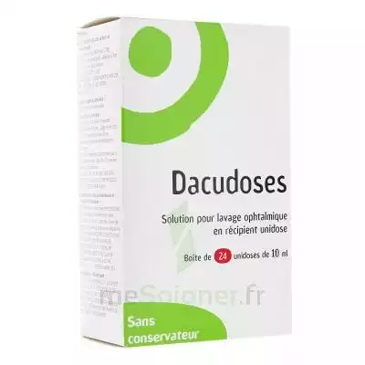 Dacudoses Solution Pour Lavement Ophtalmologique 24unid/10ml à AUDENGE