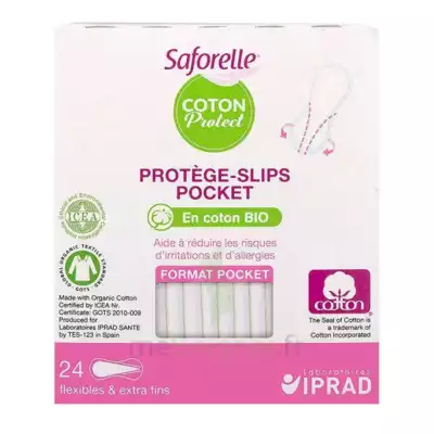 Saforelle Coton Protect Protège-slip Pocket B/24 à AUDENGE