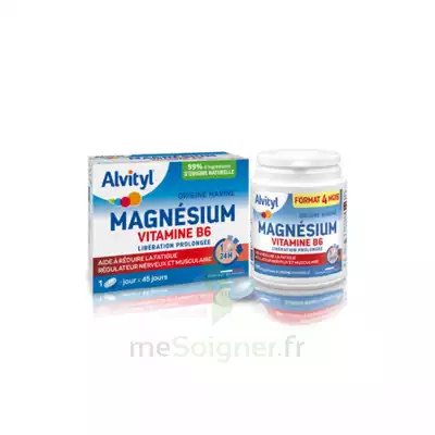 Alvityl Magnésium Vitamine B6 Libération Prolongée Comprimés Lp B/45 à AUDENGE